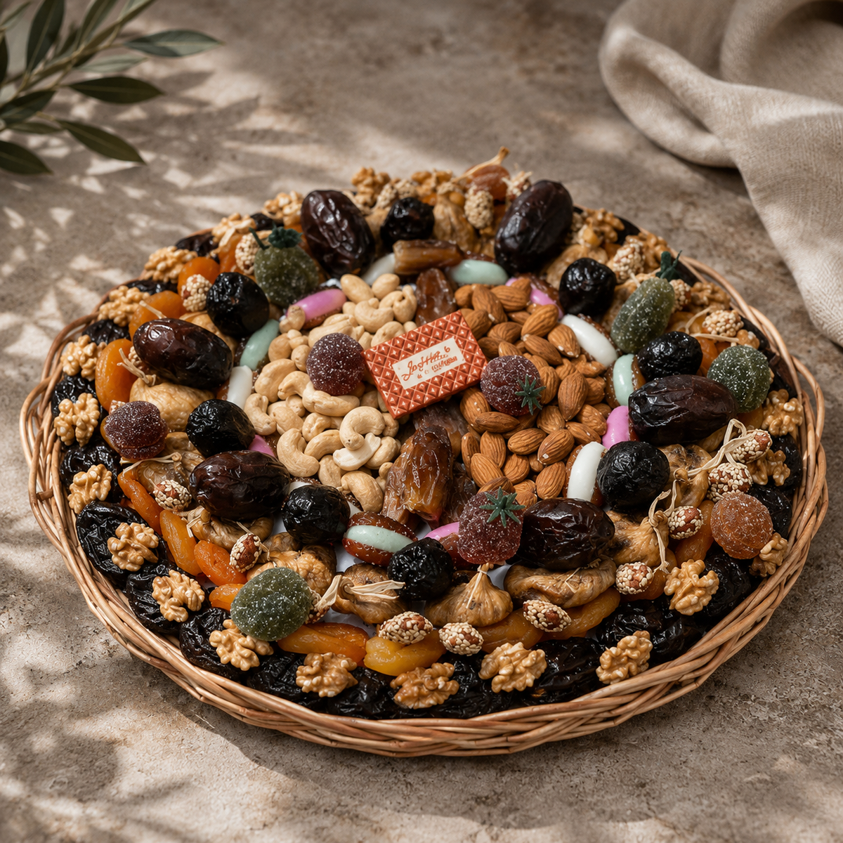 Plateau fruits sec